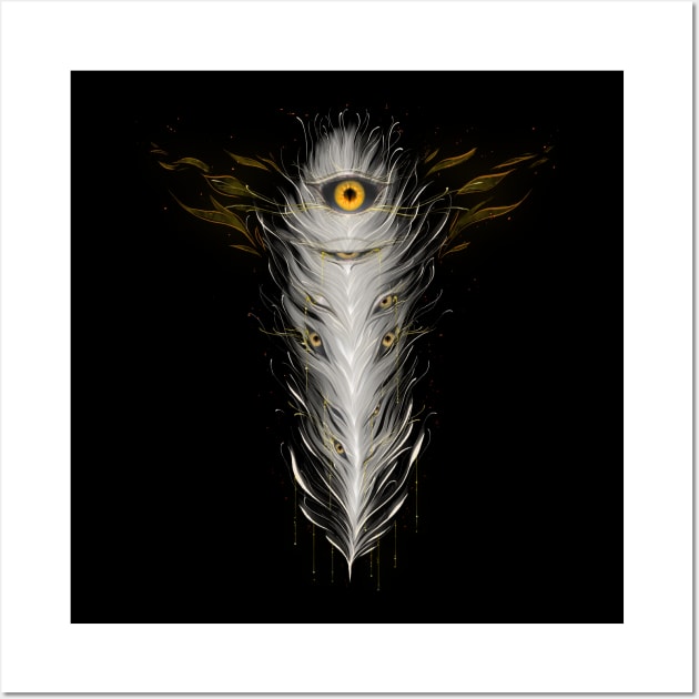 Angel Feather Wall Art by One Shot Podcast